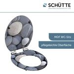 Sch&uuml;tte MDF WC-Sitz Grey Stones mit Absenkautomatik