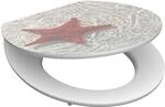 Sch&uuml;tte WC-Sitz Red Starfish Holzkern mit Absenkautomatik
