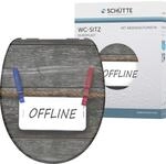 Sch&uuml;tte WC-Sitz Offline Duroplast mit Absenkautomatik