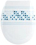 MSV WC-Sitz Malta Duroplast Soft-Close 45,5 cm x 37 cm x 5 cm Blau