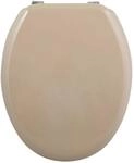 MSV WC-Sitz Cleo MDF 45 cm x 37 cm x 5,6 cm Beige