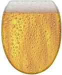 SANILO WC Sitz mit Absenkautomatik Top Fix Bier