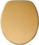 Sanilo WC Sitz mit Absenkautomatik Glitzer Gold, Hochwertiger und Stabiler