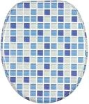 SANILO WC Sitz mit Absenkautomatik Top Fix Mosaic World