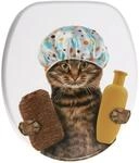 Sanilo WC Sitz mit Absenkautomatik Shower Cat, Hochwertiger und Stabiler