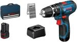 Bosch Professional Akku Schlagbohrschrauber GSB 12V-15 mit 2x2Ah, AC in Tasche