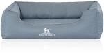 Knuffelwuff Hundebett Leon Orthop&auml;disch Wasserabweisend Velours M-L 85 x 63cm