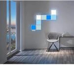 Wofi LED-Lichtkacheln Basis-Set 4er mit RGB Farbwechsel