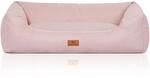 Knuffelwuff Hundebett Emma Velours XXL 120 x 85cm Rosa