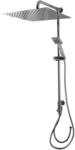 PaulGurkes Aufputz Regendusche Brausegarnitur eckig 40cm XXL Dusch Set