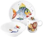 Seltmann Weiden Compact Kindergeschirr Set 3-teilig Bunte Tierwelt