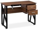 Relaxdays Schreibtisch Spanplatte Schwarz Neigbar 75 cm x 110 cm x 55 cm