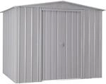 Globel Industries Metall-Ger&auml;tehaus 8x8 Silber Metallic B x T: 234 cm x 237 cm