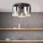 Brilliant Deckenleuchte Beth 3-flammig 35 cm Rauchglas