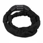 Relaxdays Fahrradschloss Stahl Schwarz 5-stellig 120 cm 0,85 kg