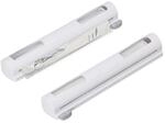 Relaxdays Folienschneider 2er Set Kunststoff Metall Wei&szlig; Variabel Einstellbar 5 cm x