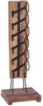 vidaXL Weinst&auml;nder f&uuml;r 6 Flaschen 35x35x100 cm Massivholz Teak