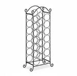 Relaxdays Weinregal Eisen Schwarz f&uuml;r 21 Flaschen 88 cm x 33 cm x 20 cm 3,2 kg