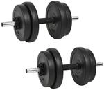 vidaXL Hantelset 14-Tlg 20 kg 91407