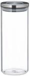 Relaxdays Vorratsglas 3er Set Borosilikatglas Transparent Luftdicht 24 cm x 9,5 cm
