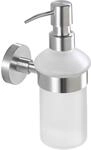 Wenko Seifenspender Bosio Silber Matt ca. 200 ml 18 cm x 7 cm x 11 cm