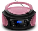 Cyberlux CL-620 CD-Player Tragbar CD/MP3/USB Radio Pink