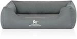 Knuffelwuff Hundebett Leon Orthop&auml;disch Wasserabweisend Velours M-L 85 x 63cm...
