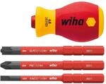 Wiha Stubby-Schraubendreher-Set SoftFinish SlimVario Electric mit 3 SlimBits