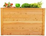 Westmann Hochbeet L&auml;rche 130 cm x 65 cm x 84 cm Natur FSC&reg;