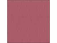 Bricoflor Uni Tapete in Beere Einfarbige Vlies Textiltapete in Pink Rot für