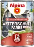Alpina Wetterschutzfarbe Anthrazitgrau 2,5,