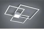 Trio LED-Deckenlampe Hydra Nickel matt 1-flammig 38 W