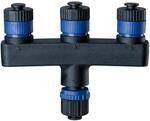 Paulmann Plug & Shine Verteiler 1-in/3-out Schwarz IP68 150 W