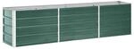 vidaXL Garten-Hochbeet Verzinkter Stahl 240x40x45 cm Gr&uuml;n 47045