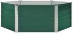vidaXL Hochbeet 129 x 129 x 46 cm Stahl Gr&uuml;n 661633