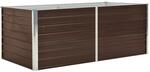 vidaXL Hochbeet 160 x 80 x 45 cm Verzinkter Stahl Braun 47012