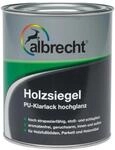 Albrecht Holzsiegel PU-Klarlack Transparent hochgl&auml;nzend 750 ml