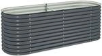 vidaXL Garten-Hochbeet 240 x 80 x 81 cm Stahl Grau 660439