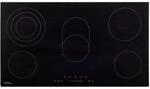 vidaXL Glaskeramik-Kochfeld mit 5 Platten Touch Control 77 cm 8500 W 51440