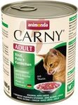 Carny Katzen-Nassfutter Adult Rind und Pute und Kaninchen 800 g