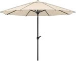 Schneider Marktschirm Adria &Oslash; 300 cm Natur mit Knickfunktion