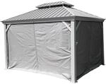Sojag Vorhang-Set f&uuml;r Aluminium Pavillon Messina 12 x 16 Taupe