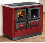 Justus K&uuml;chenofen Rustico 90 2.0 Stahl Rot 7 kW