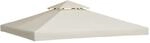 Outsunny Ersatz-Vordach 180g/m&sup2; Polyeser Cremewei&szlig; 3 x 3 m
