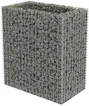 vidaXL Gabionen-Hochbeet Stahl 90x50x100 cm 595145