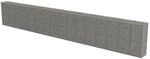 vidaXL Gabionenwand mit Abdeckung Verzinkter Stahl 900x50x150 cm 143589