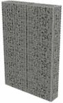 vidaXL Gabionenwand mit Abdeckung Verzinkter Stahl 100x20x150 cm 143579
