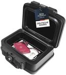 HMF 250451 Feuerfeste Wasserdichte Dokumentenbox DIN A5 38 x 16 x 28 cm Schwarz