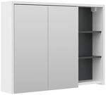 Vicco Badspiegelschrank Viola Anthrazit/Wei&szlig; 100 x 75 cm