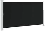 vidaXL Ausziehbare Seitenmarkise 170&times;300 cm Schwarz 48364